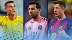 Top 5 cầu thủ ghi nhiều bàn nhất thế kỷ 21 không tính penalty: Ronaldo cúi đầu trước Messi